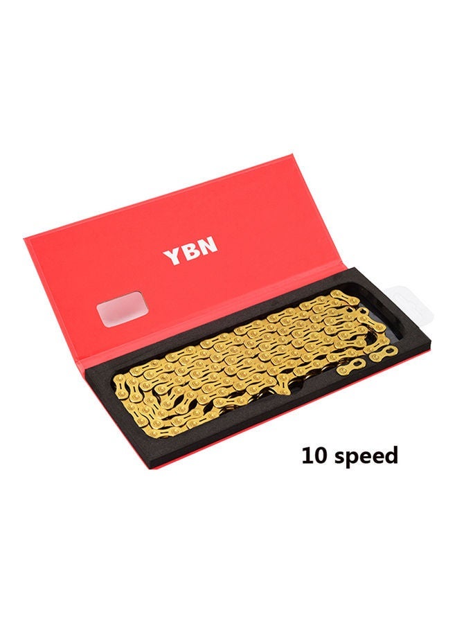 10 / 11 Speed Bicycle Chain Hollow Mountain Bike Road 116 Links 21*2*9cm