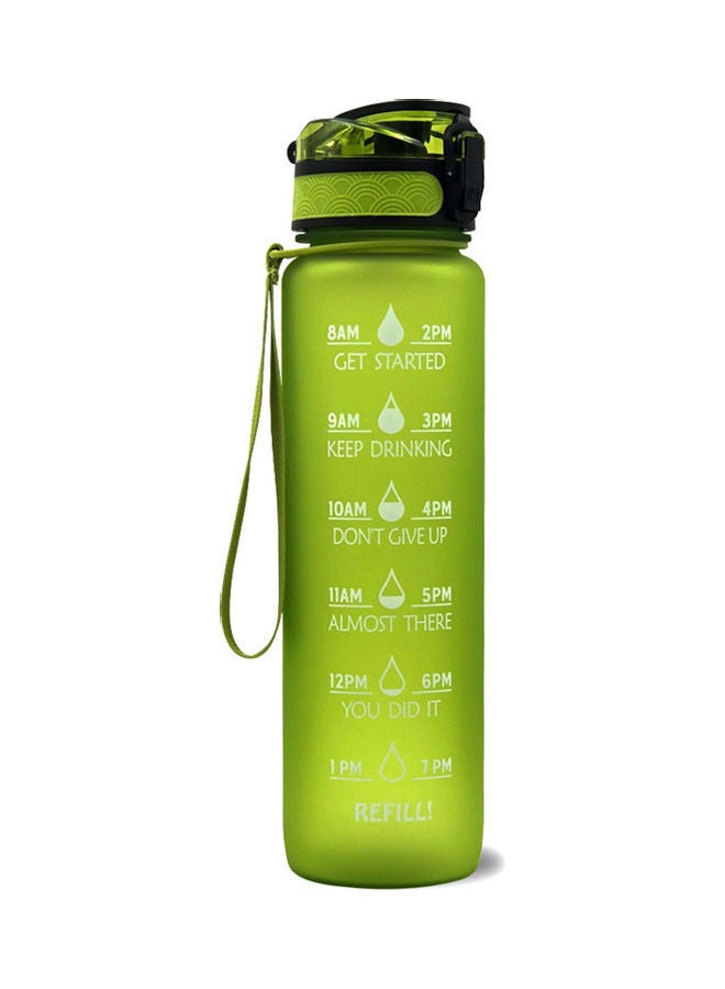 Sports Water Bottle With Time Marker 29.5 x 5 7.5cm