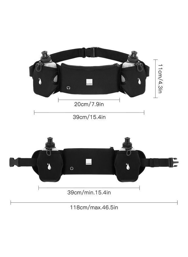 Multifunctional Waist Pack With Water Bottle 39x11cm