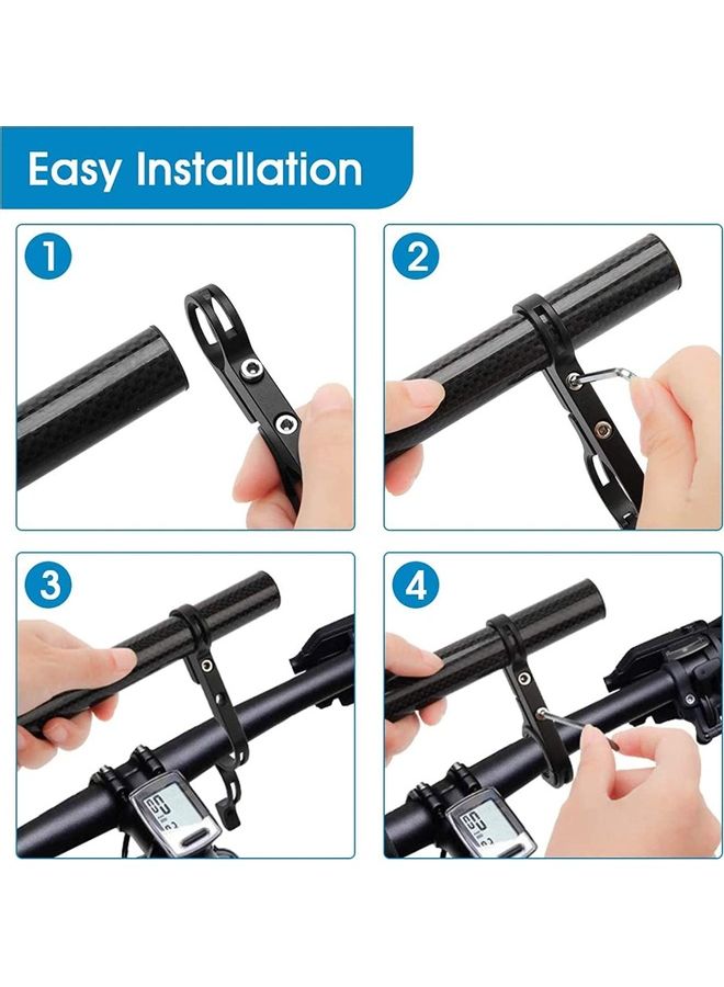 Bicycle Flashlight Holder Handle Bar Extender Mount Bracket