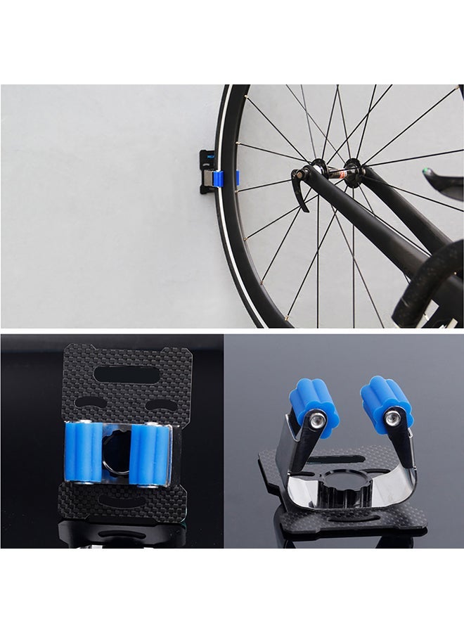 Adjustable Wall Mounted Bike Stand Holder MTB Road Bicycle Storage Hanger Rack 16.2x14.3x5.2cm