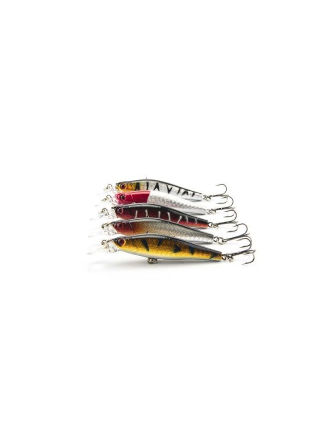 5-Piece 3D Fishing Bait Set - 8.5 cm 8.5centimeter