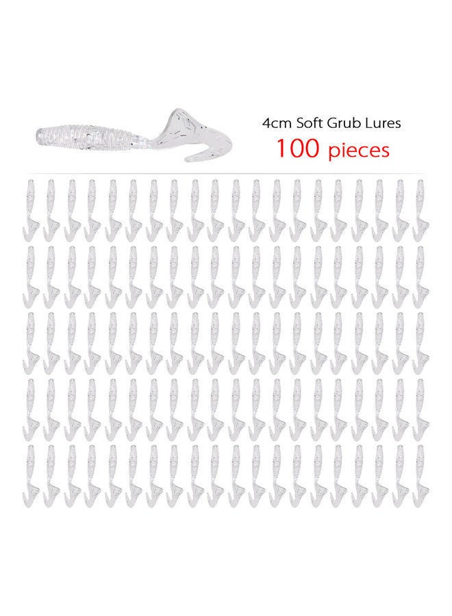 100-Piece Soft Artificial Fishing Lure