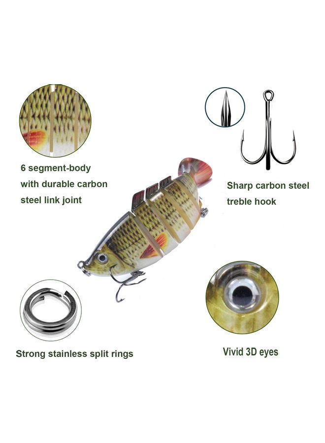 6-Segment Hard Body Lure 3.9inch