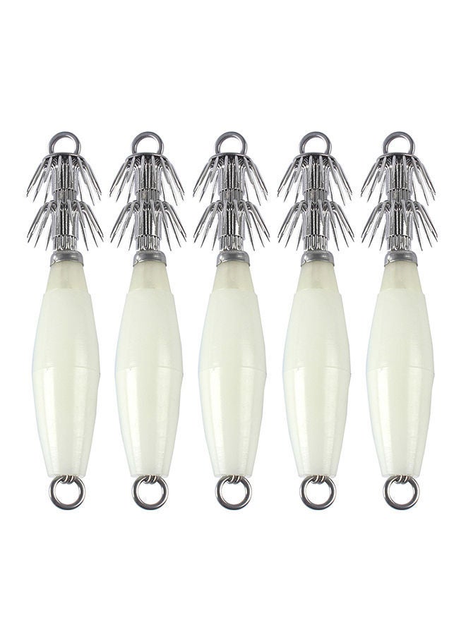 5-Piece Artificial Fishing Lure Set 16 x 14centimeter