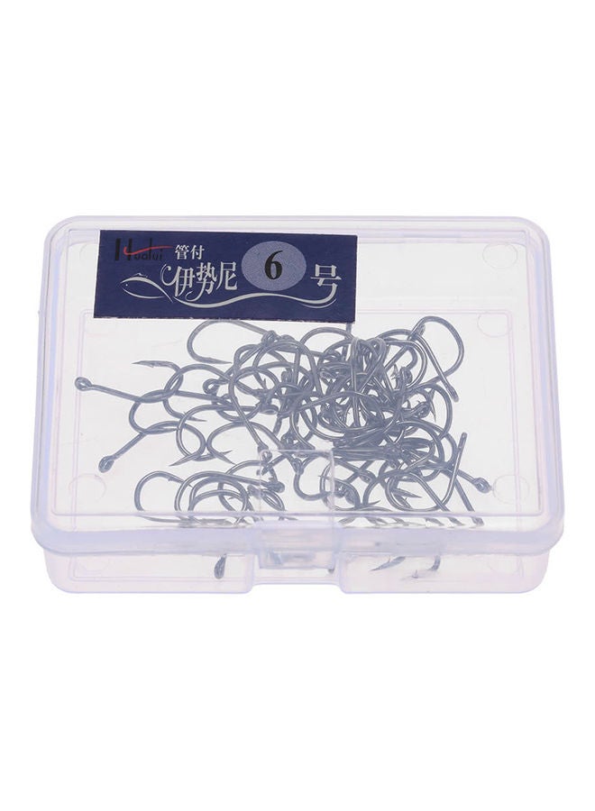 40-Piece Strong Stainless Steel Sharpened Jigging Fish Hook