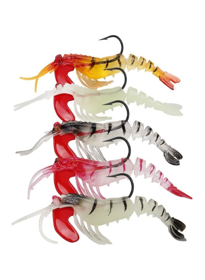 5-Piece Luminous Multi-Section Jumping Shrimp Bait Set