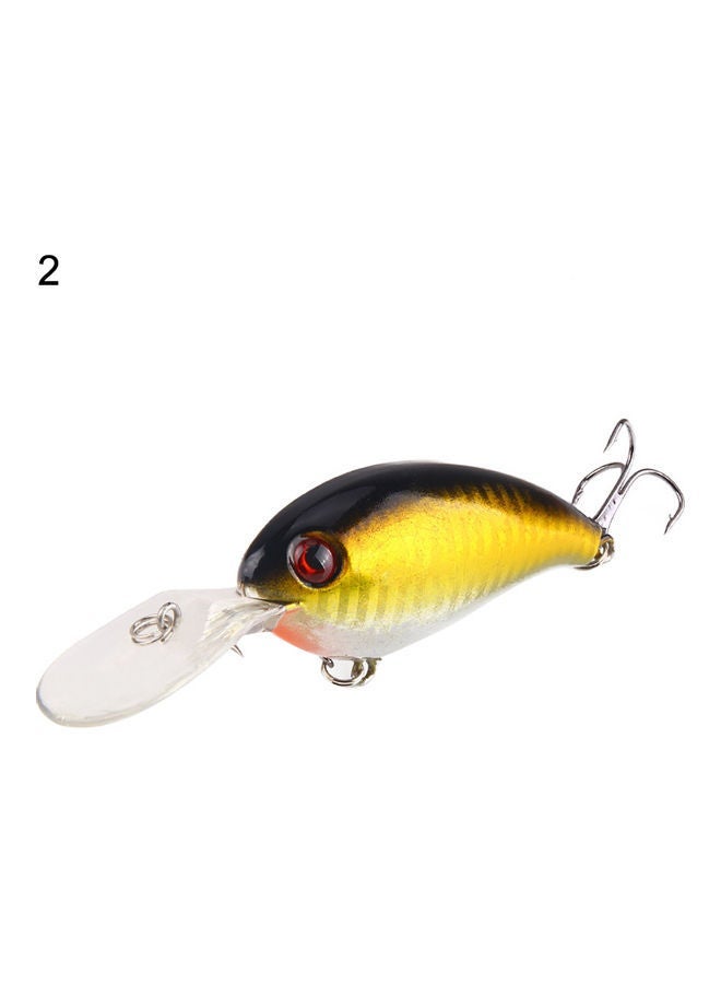 1Pc Crank 3D Eyes Fishing Lure Hard Bait Bass Crankbait Sharp Fish Hook Tackle 20 x 10 20cm