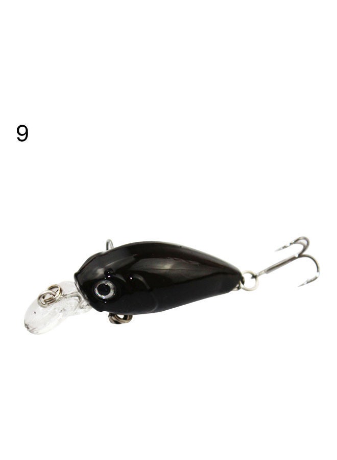 1 Pc 4.5cm Lifelike Crankbait Plastic Hard 3D Eyes Bait Fishing Lure Tackle Hook 20 x 10 20cm