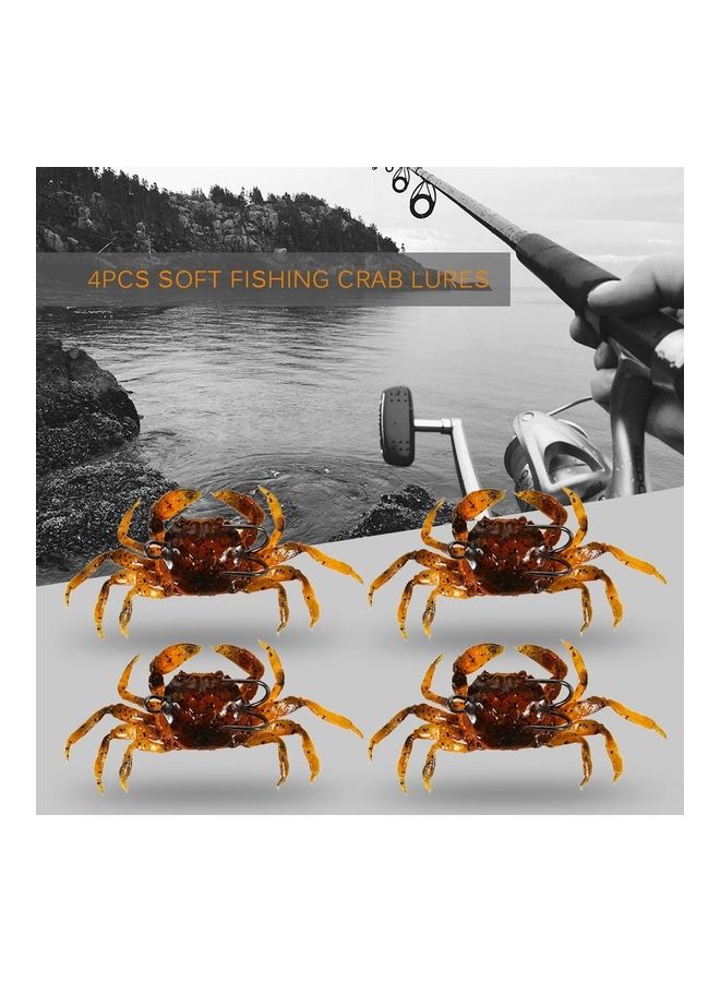 4-Piece Soft Fishing Crab Lures