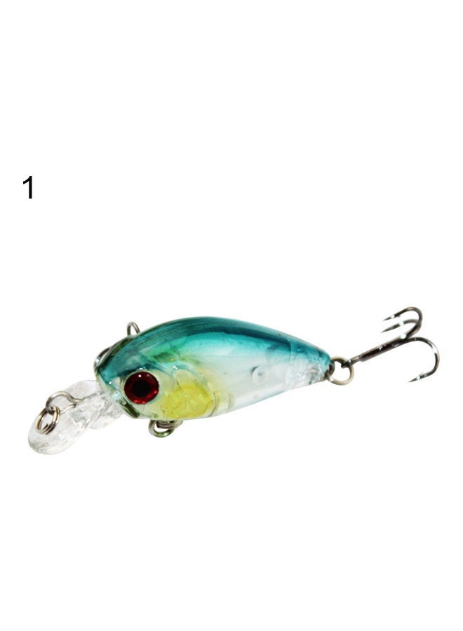 1 Pc 4.5cm Lifelike Crankbait Plastic Hard 3D Eyes Bait Fishing Lure Tackle Hook 20 x 10 20cm