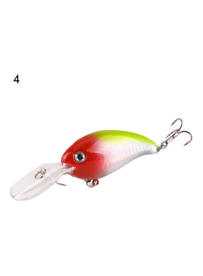 1Pc Crank 3D Eyes Fishing Lure Hard Bait Bass Crankbait Sharp Fish Hook Tackle 20 x 10 20cm