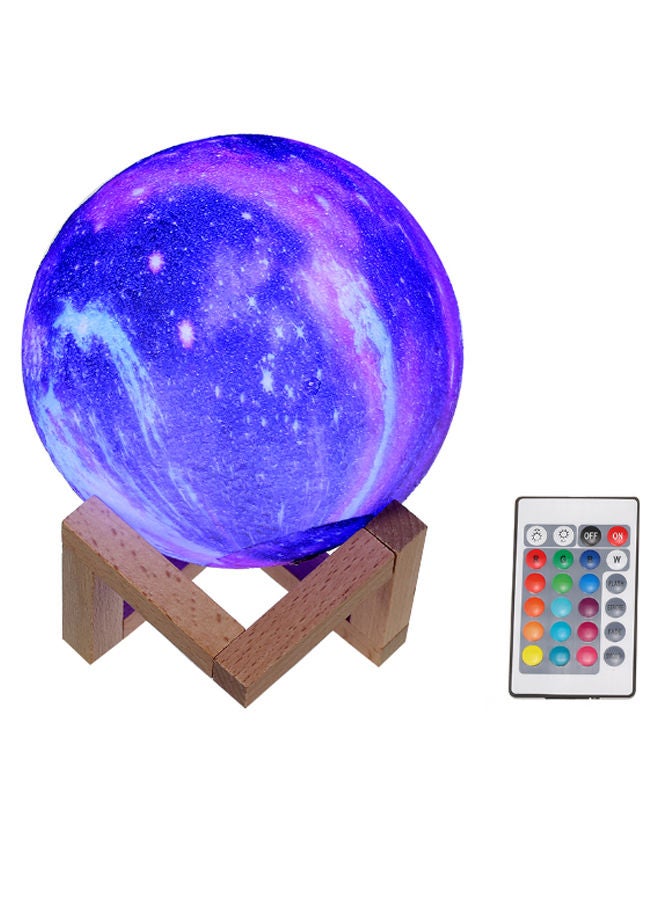 3D Printing Star Moon Shaped LED Table Night Light With Base