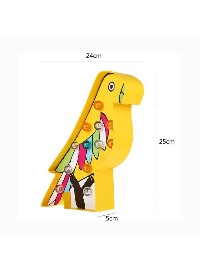 Parrot Pattern Paper Night Light