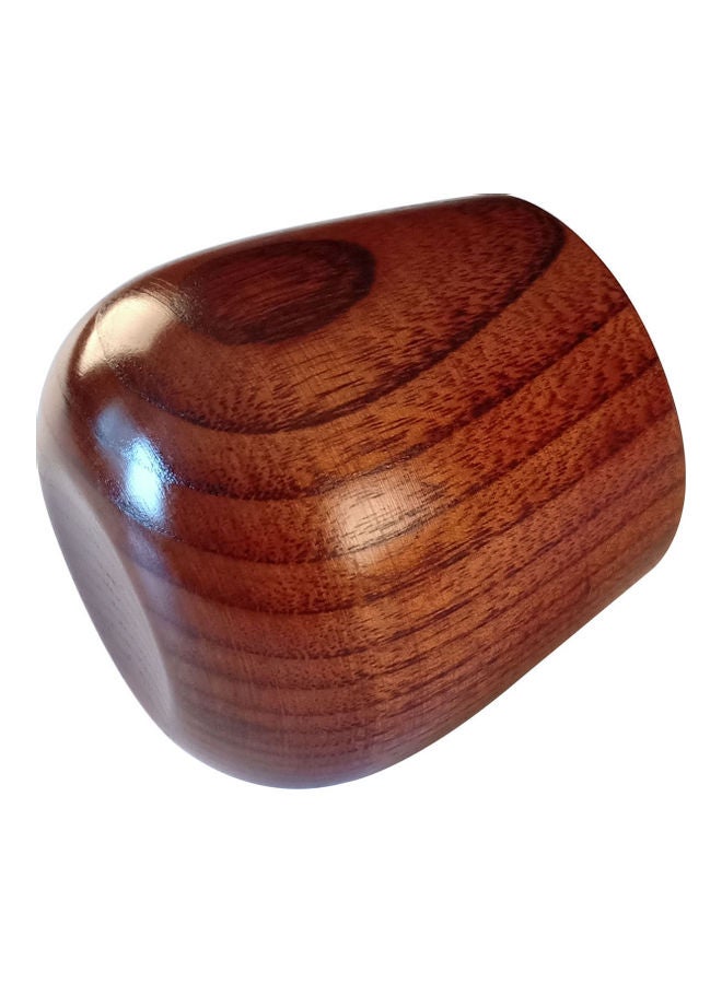 Hand Made Wooden Tea Coffee Cup Brown/Black 6x8cm