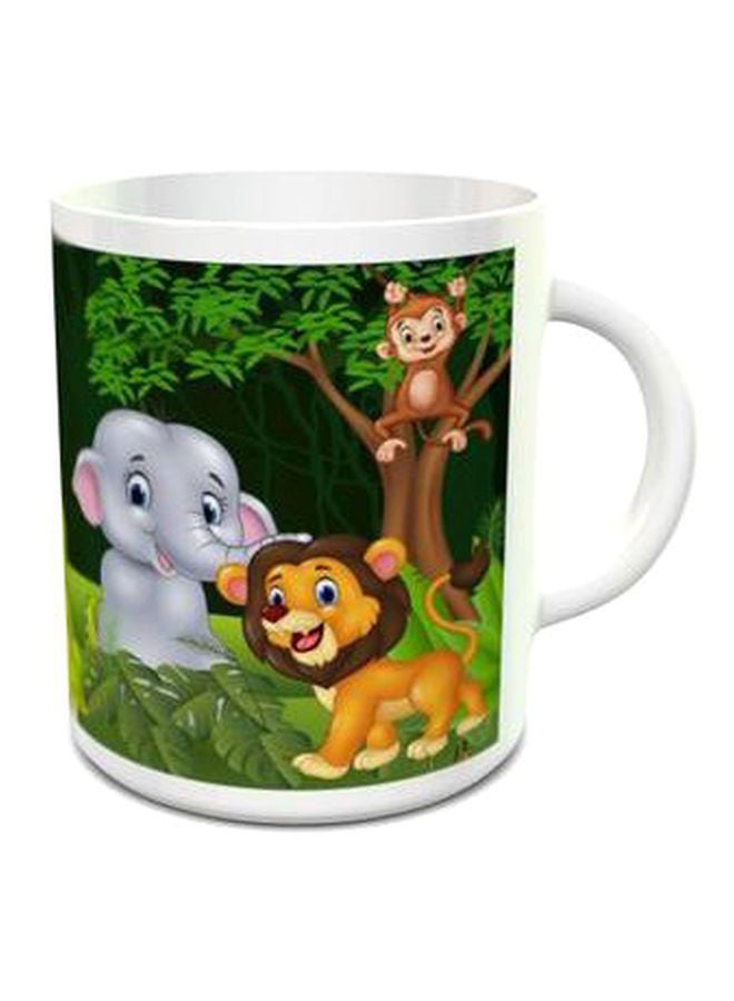 Jungle Fun Design 149 Tea Cup Black/Pink/Yellow