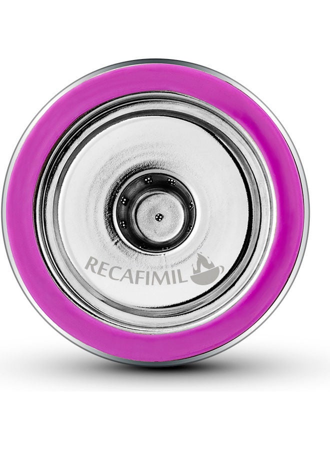 Stainless Steel Fillable Reusable Coffee Capsule Cup Filter Silver