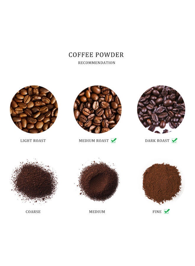 Stainless Steel Coffee Capsule Silver