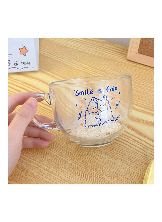 Portable Cartoon Tea Cup Clear