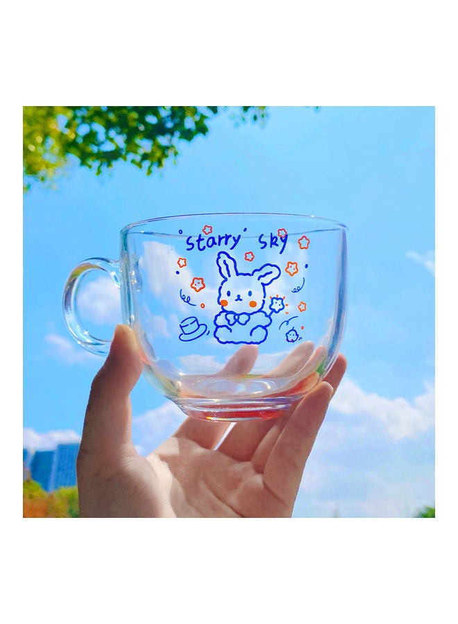 Portable Cartoon Tea Cup Clear