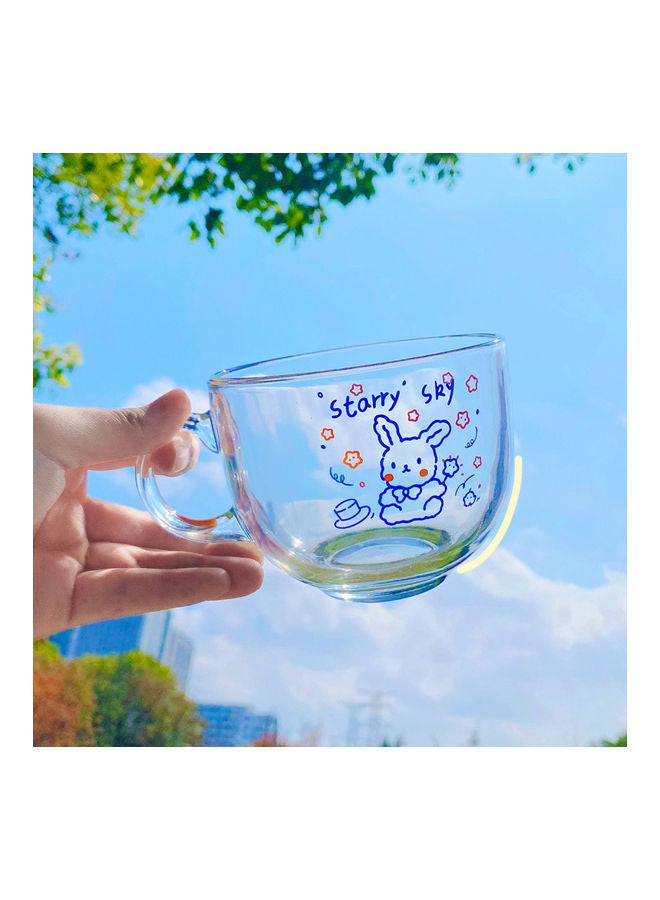 Portable Cartoon Tea Cup Clear