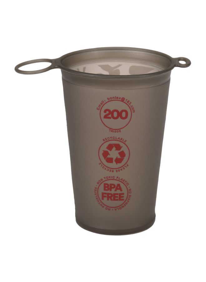 2-Piece Foldable Soft Cup Set Coffee 200ml