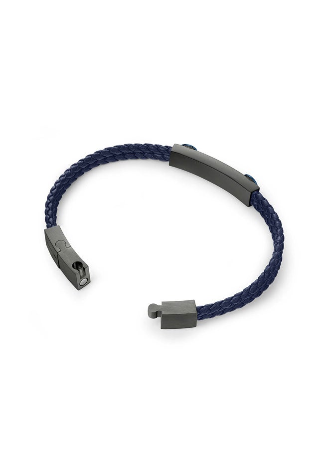 Cerruti 1881 Monograma Blue Men's Bracelet – Unique and Trendy Design