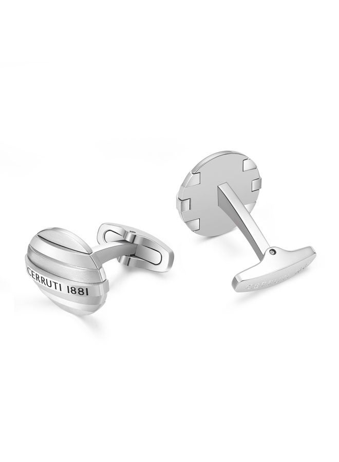 Edoardo Silver Cufflinks