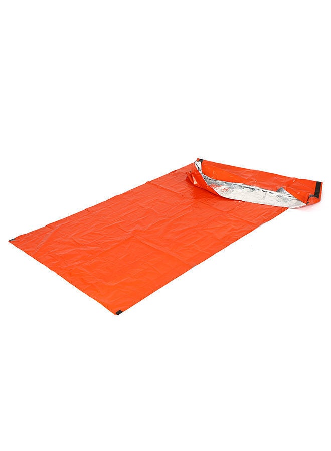 2-Piece Emergency Blanket With Compression Sack 11 x 3 10centimeter