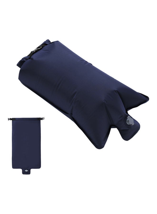 Manual Push-type Tpu Inflatable Bag Navy Blue 21x2x5cm