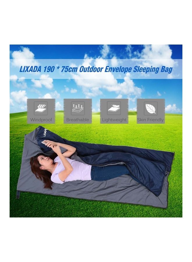 2-Piece Outdoor Camping Envelope Sleeping Bag 29.00 x 12.00 12.00cm