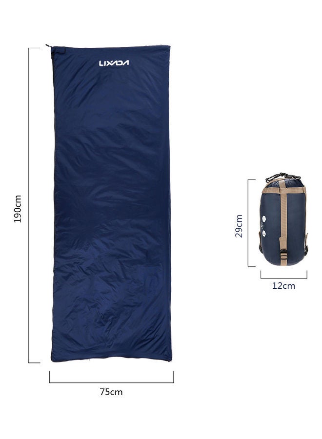 2-Piece Outdoor Camping Envelope Sleeping Bag 29.00 x 12.00 12.00cm