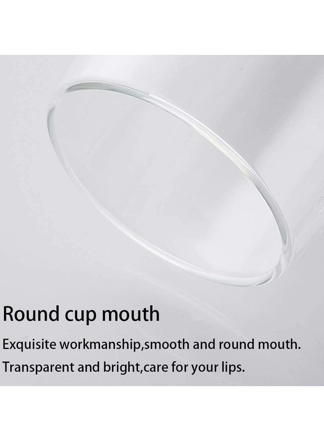 2-Piece Double Walled Coffee Mugs Clear