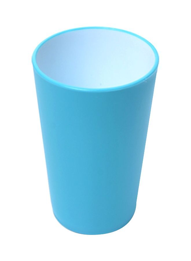 Tumbler Cup Solid Pattern Food Grade Plastic Blue 300ml