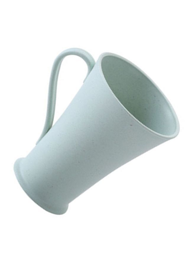 Ecological Bamboo Fibre Drinking Tumbler With Handle Blue 11.6x9.3x12.6cm