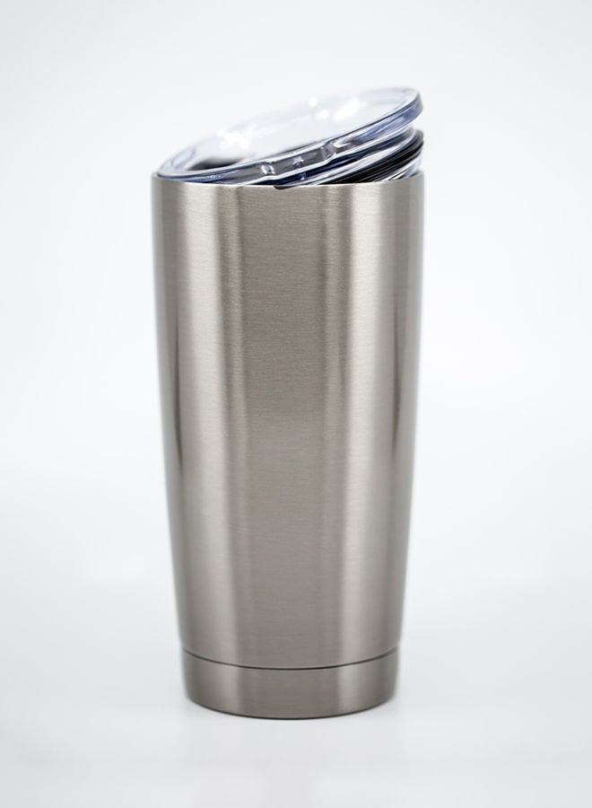 Stainless Steel This Is My Cup Of Care Look Its Empty Funny Sarcastic Witty Quote Tumbler Silver 15centimeter