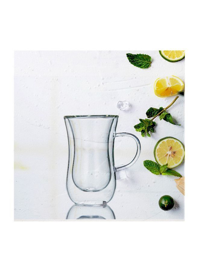 Travel Coffee Mug With Handle Clear 56x90x35millimeter