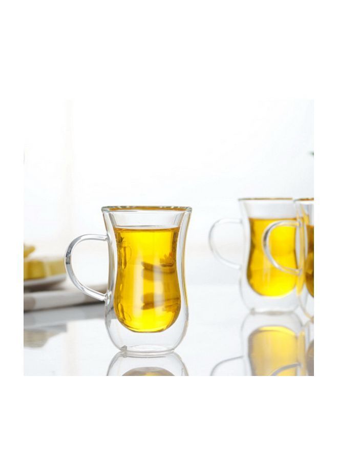 Travel Coffee Mug With Handle Clear 56x90x35millimeter