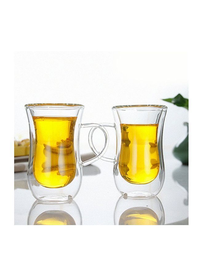 Travel Coffee Mug With Handle Clear 56x90x35millimeter