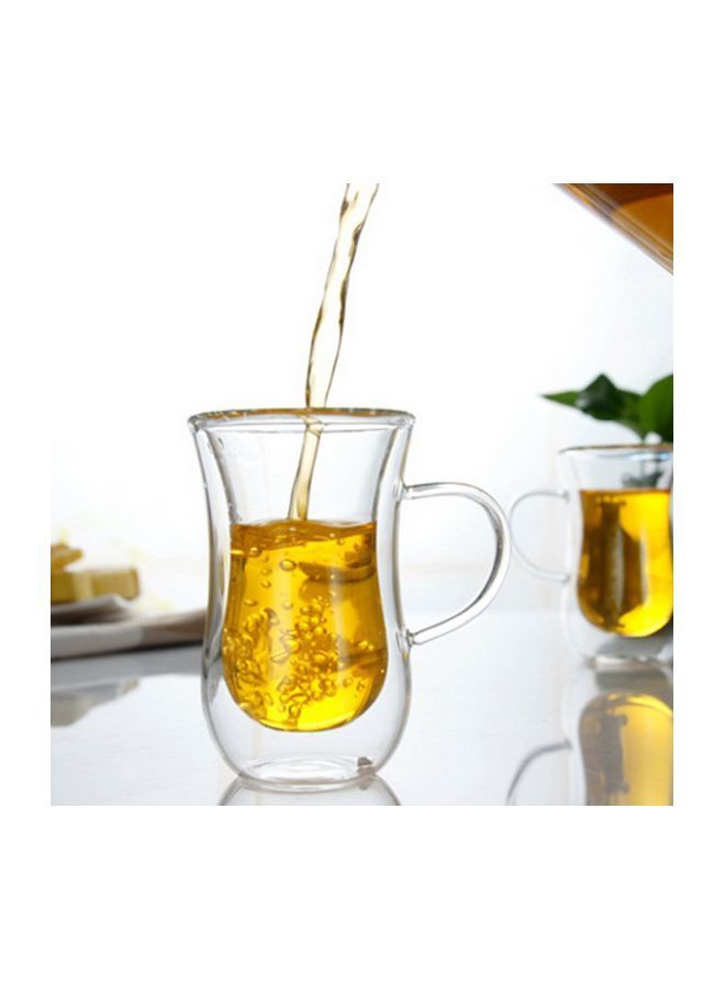 Travel Coffee Mug With Handle Clear 56x90x35millimeter