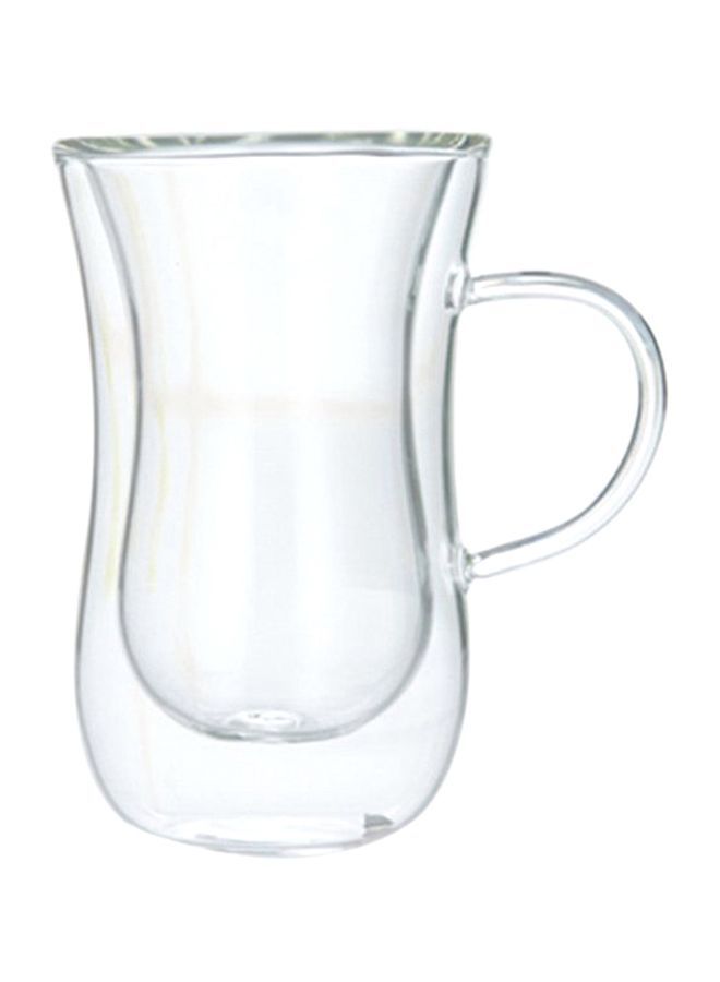 Travel Coffee Mug With Handle Clear 56x90x35millimeter
