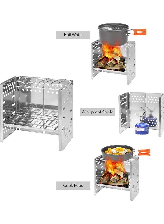 Portable Wood Burning Stove One Size