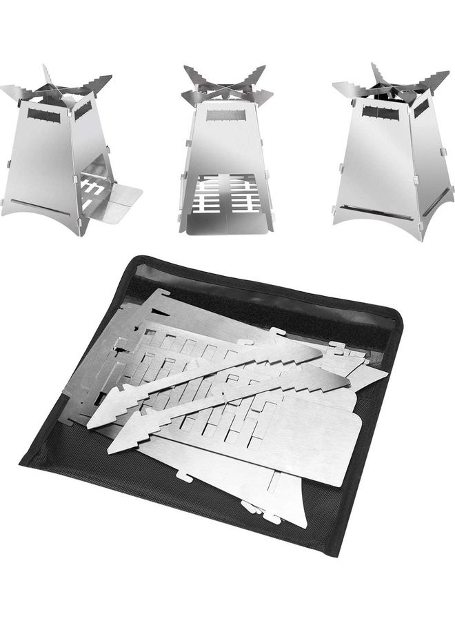 Portable Wood Burning Stove 16.5 x 24.5`cm