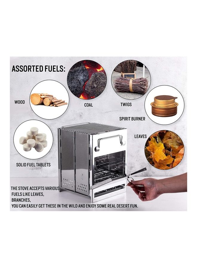 Portable Wood Burning Stove One Size