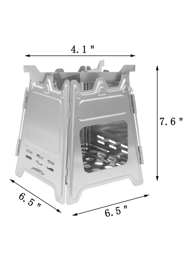 Portable Wood Burning Stove 7.6 x 6.5 6.5inch