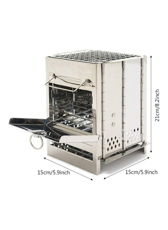 Wood Burning Camp Stove 21 x 15 15cm