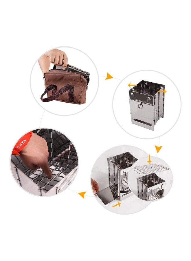 Portable Wood Burning Stove 8.3 x 5.9 5.5inch