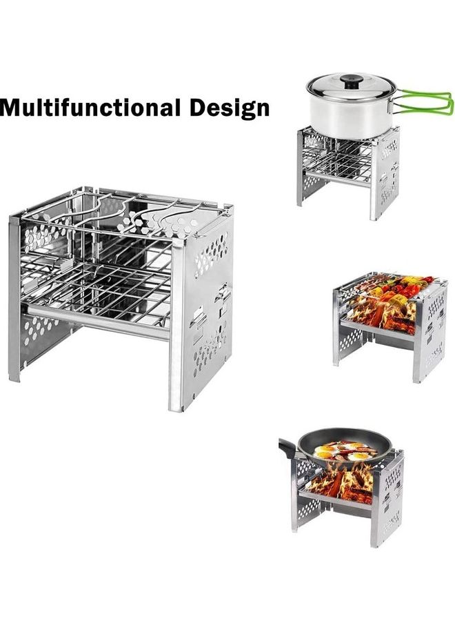Portable Wood Burning Stove 190 x 150 185mm