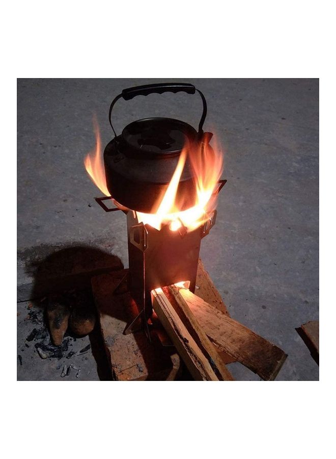 Portable Outdoor Camping Wood Burning Stove one size