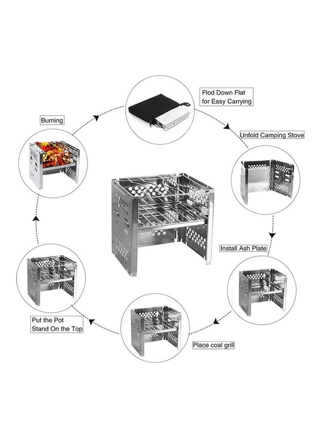 Portable Wood Burning Stove One Size